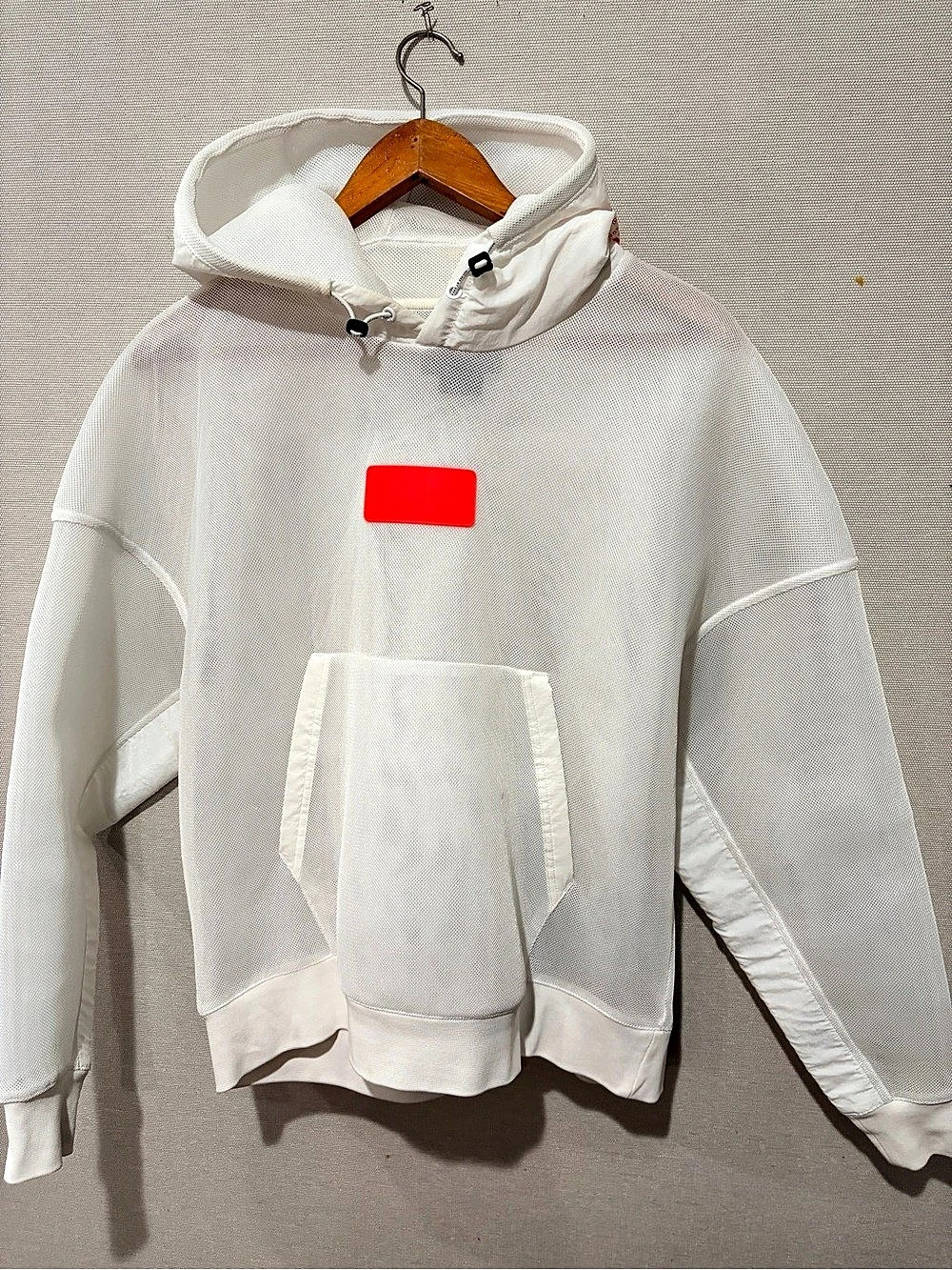 Jordan 23 Engineered Mesh Hoodie in White Like New